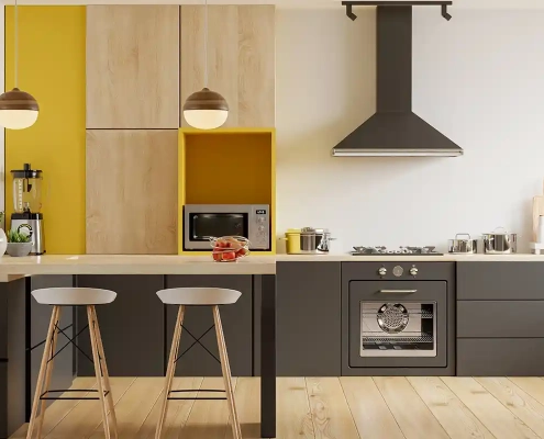 Fitted kitchen installed by Delta Joinery
